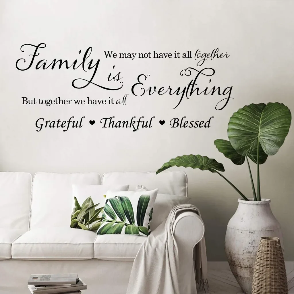 Quote wall decals