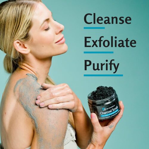 Skin Care, Cosmetics , Personal Care, Beauty, Charcoal Exfoliating Scrub