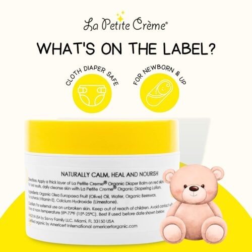 Baby Care, Baby Skin Care Baby, French Organic Diaper Balm
