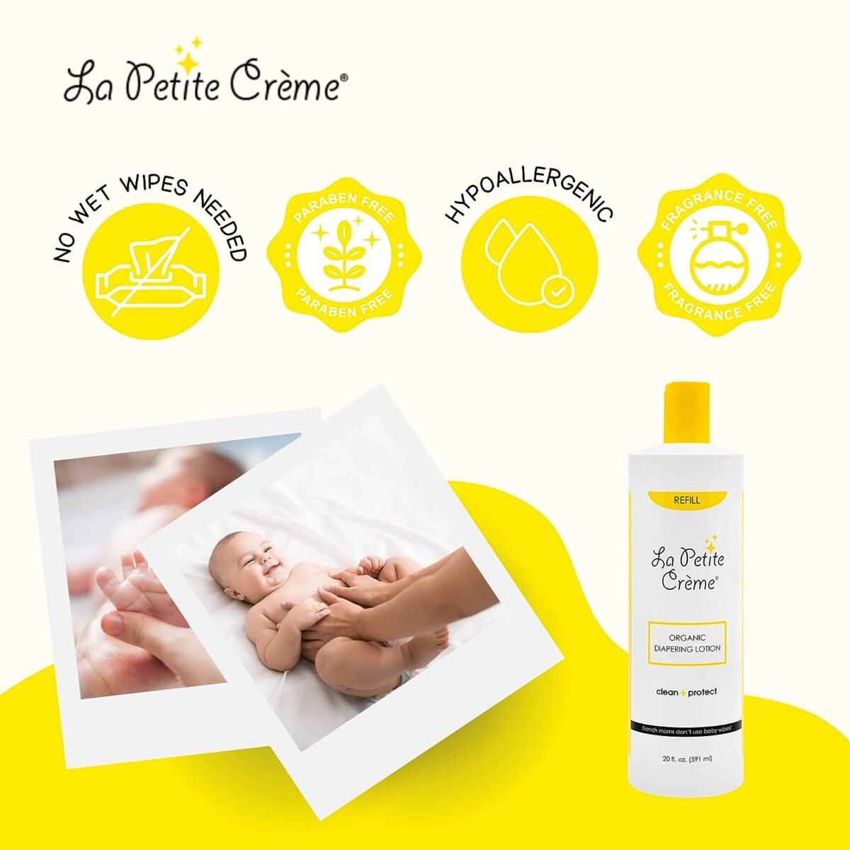 Baby Care, Baby Skin Care, Natural Diapering Lotion